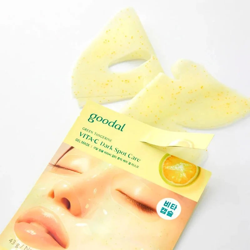 GOODAL Green Tangerine Vita C Dark Spot Care Gel Mask 5pcs