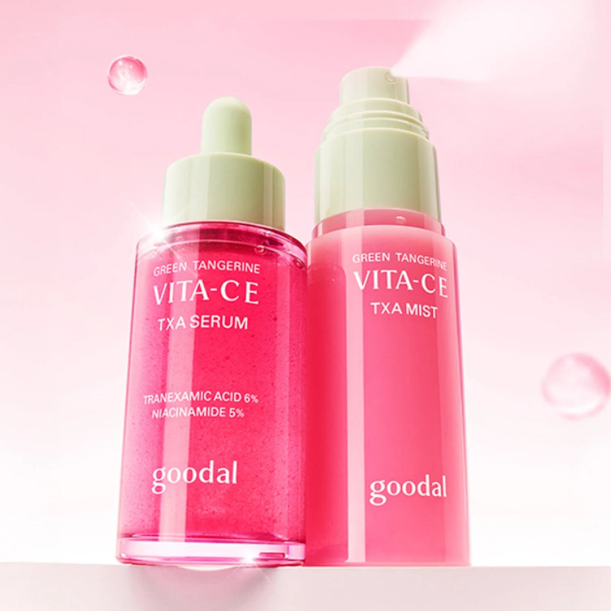 Goodal Green Tangerine Vita Ce TXA Serum 30ml + TXA Mist 50ml Set