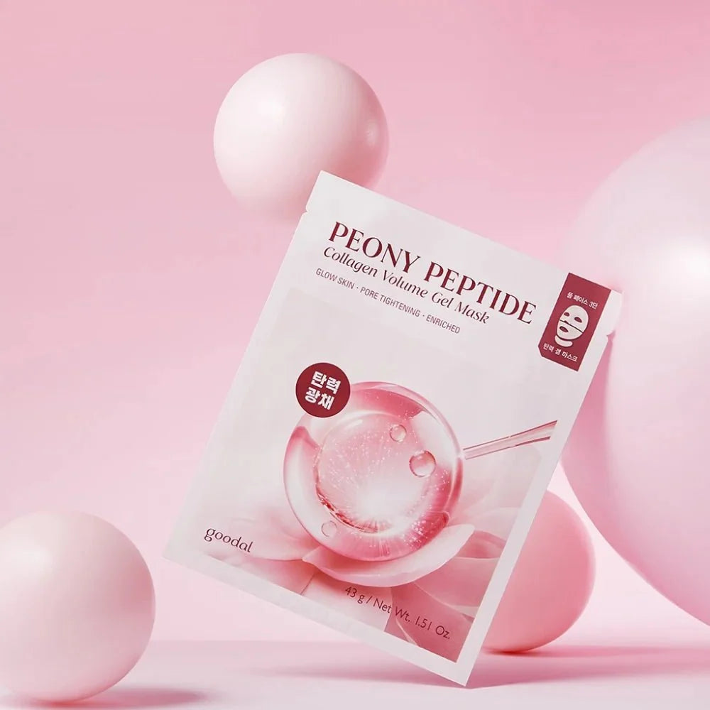 Goodal Peony Peptide Collagen Gel Mask 5pcs