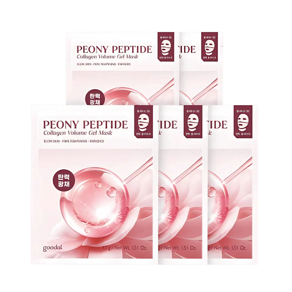 Goodal Peony Peptide Collagen Gel Mask 5pcs