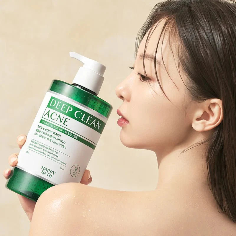 Happy Bath Deep Clean Body Wash 900g (3 Types)