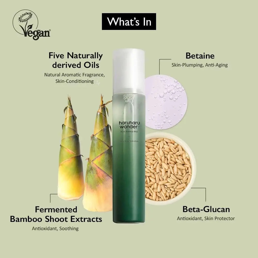 haruharu wonder Black Bamboo Mist 150ml