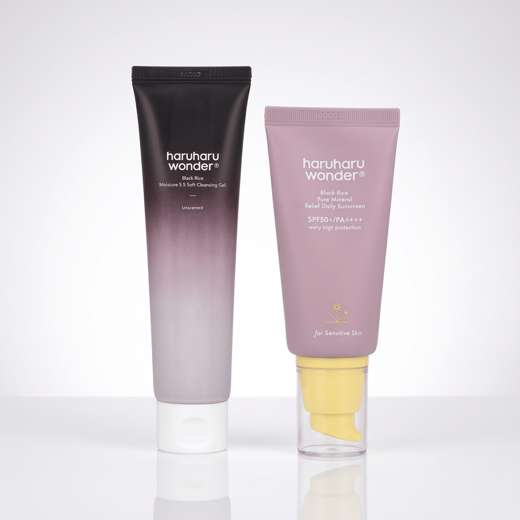 haruharu wonder Black Rice AM Duo – Cleanse & Protect