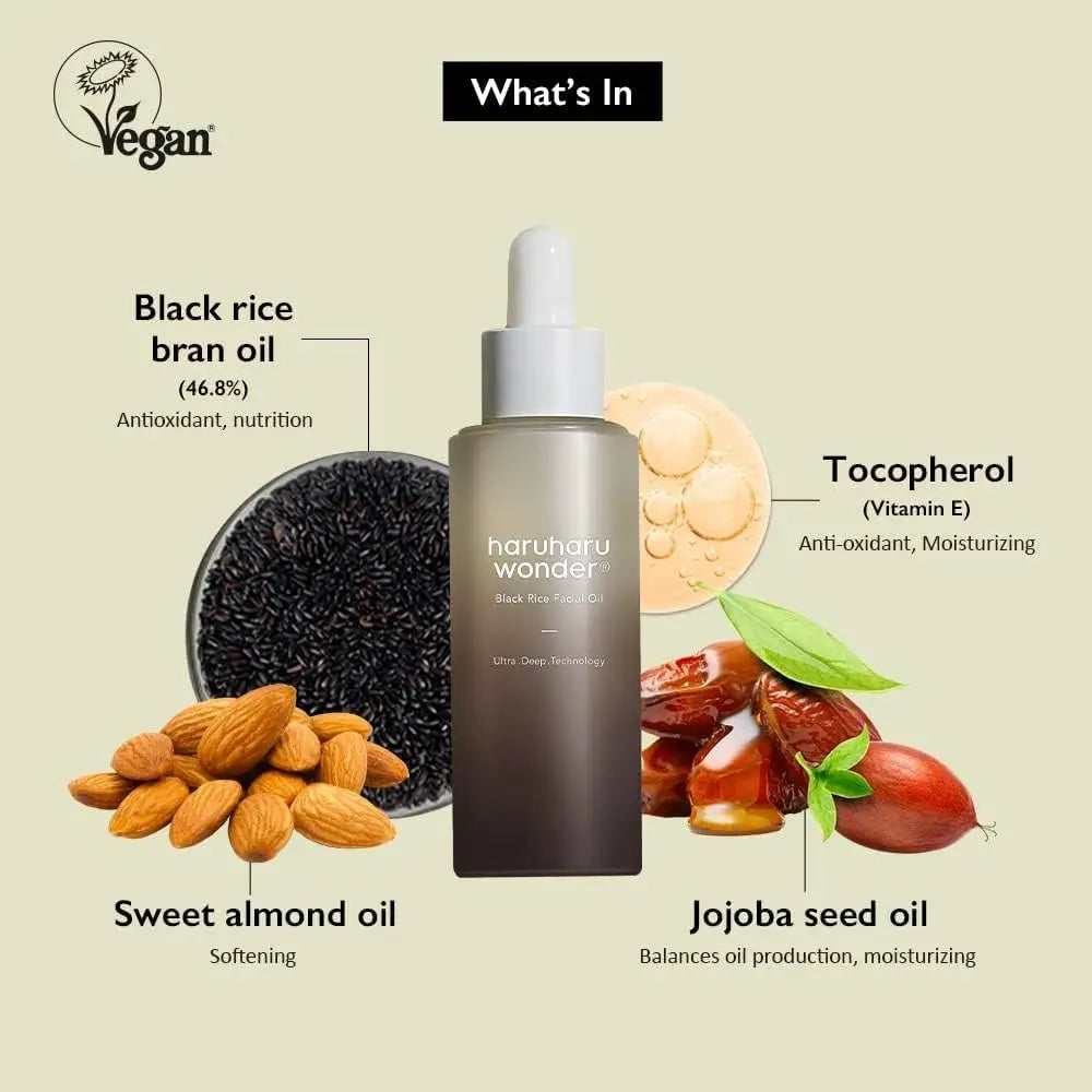 haruharu wonder Black Rice Facial Oil 30ml