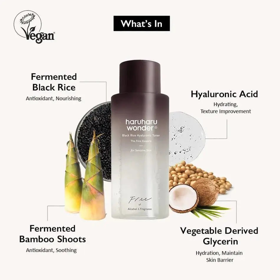 haruharu wonder Black Rice Hyaluronic Toner Unscented 150ml