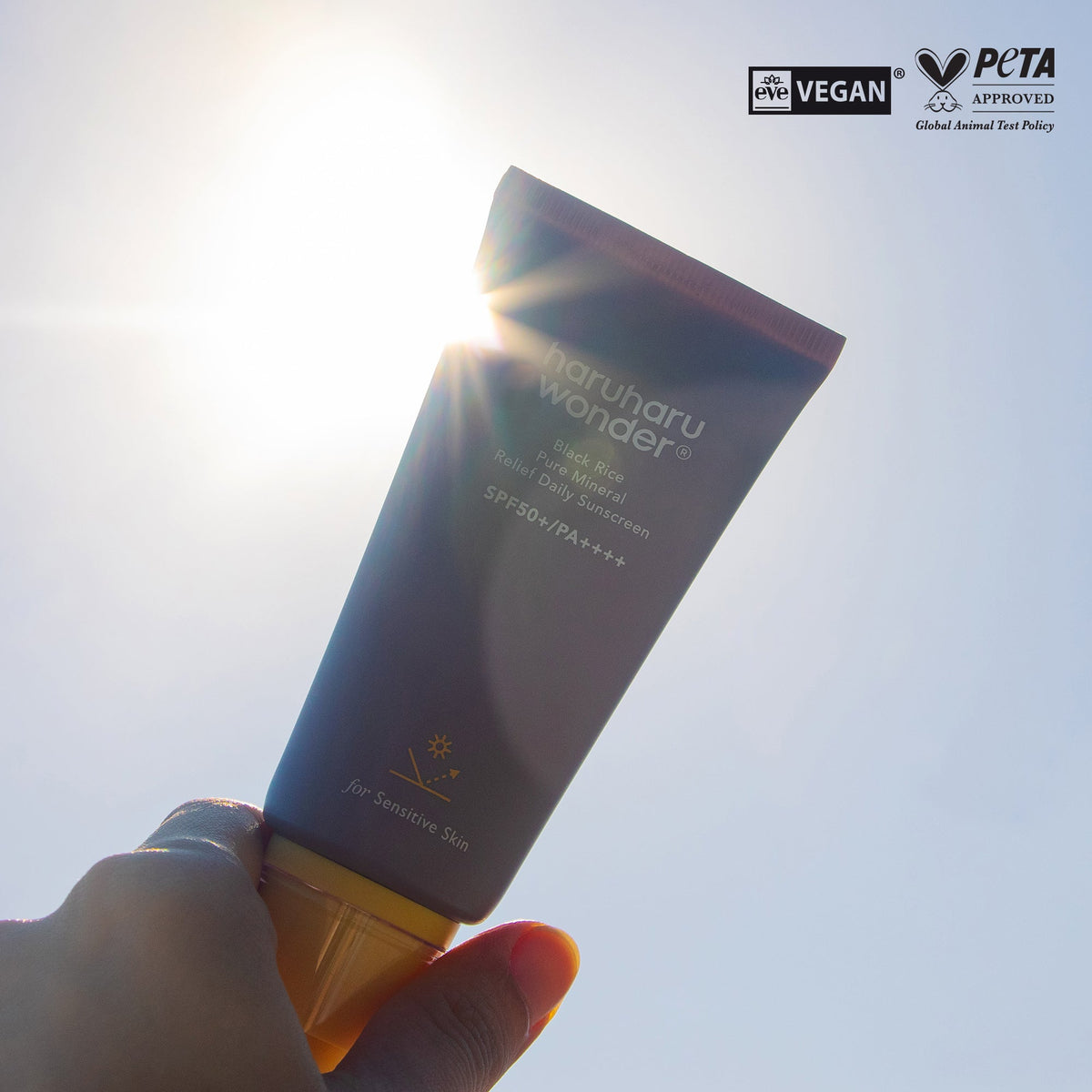 haruharu wonder Black Rice Pure Mineral Relief Daily Sunscreen SPF50+ PA++++