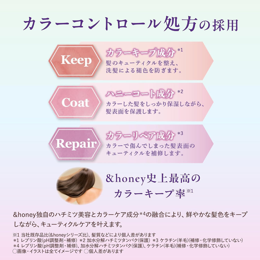 &Honey Color Control Repair Shampoo 440ml