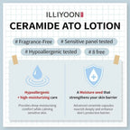 ILLIYOON Ceramide Ato Lotion 275ml x2 & Hand Cream 50ml Set
