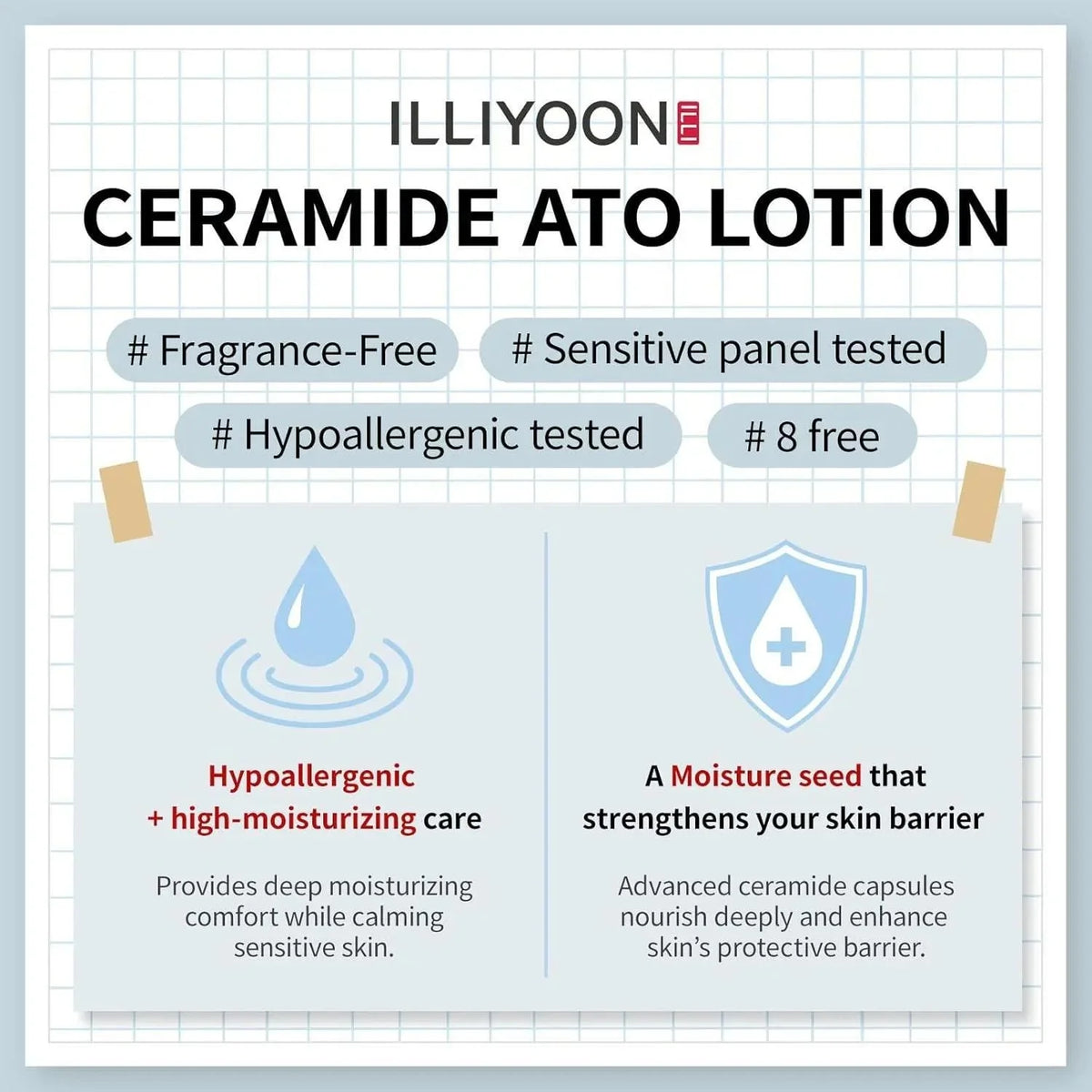 ILLIYOON Ceramide Ato Barrier Duo – Lotion & Concentrate Cream