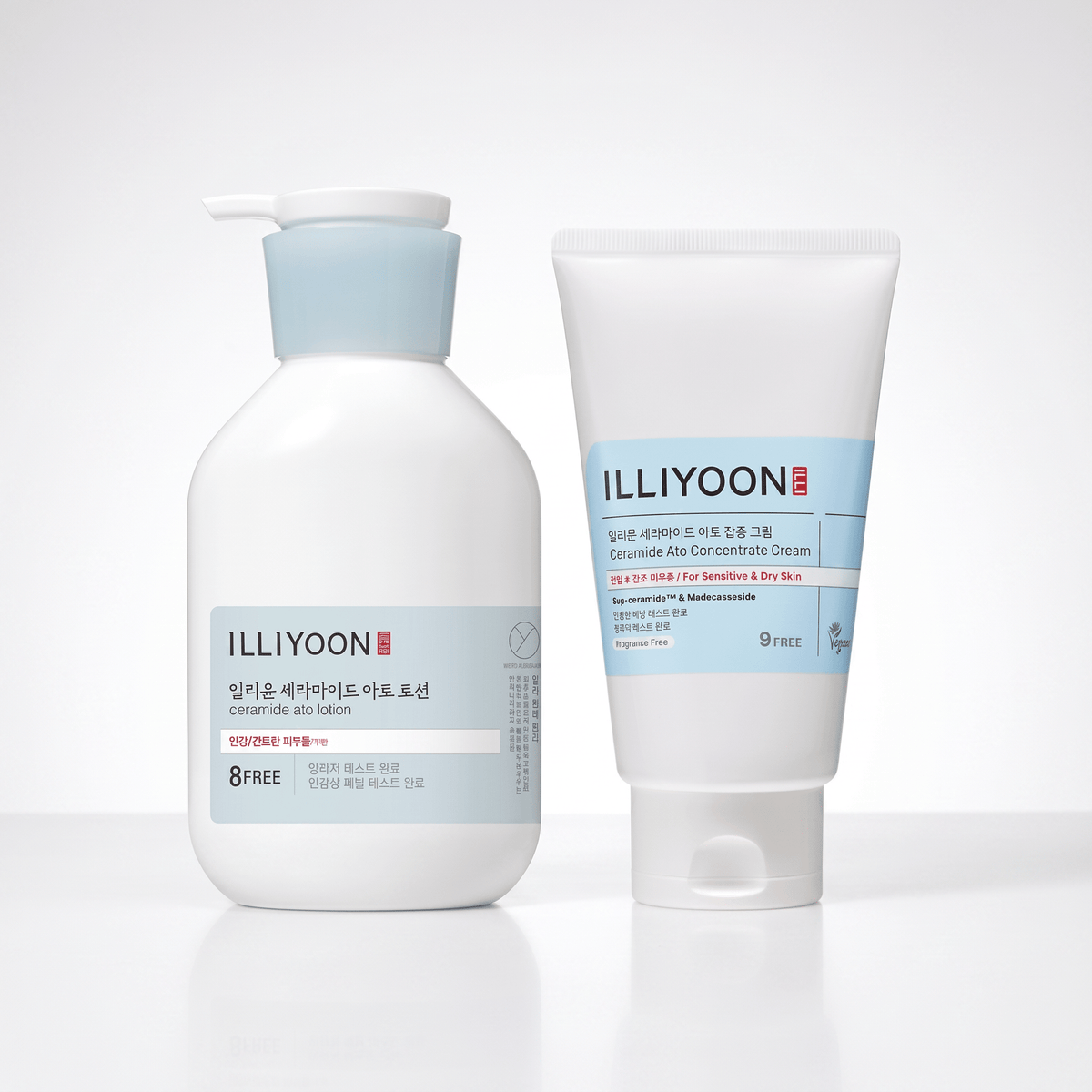 ILLIYOON Ceramide Ato Barrier Duo – Lotion & Concentrate Cream