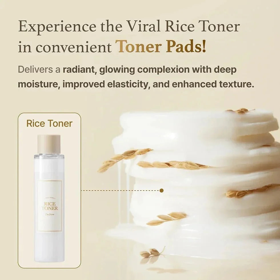 Im From Rice Toner Pad 60 Sheets