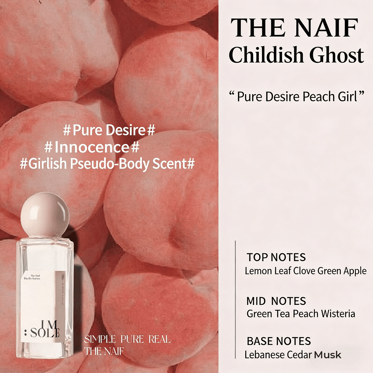 IM:SOLE The Naif Eau De Parfum 30Ml