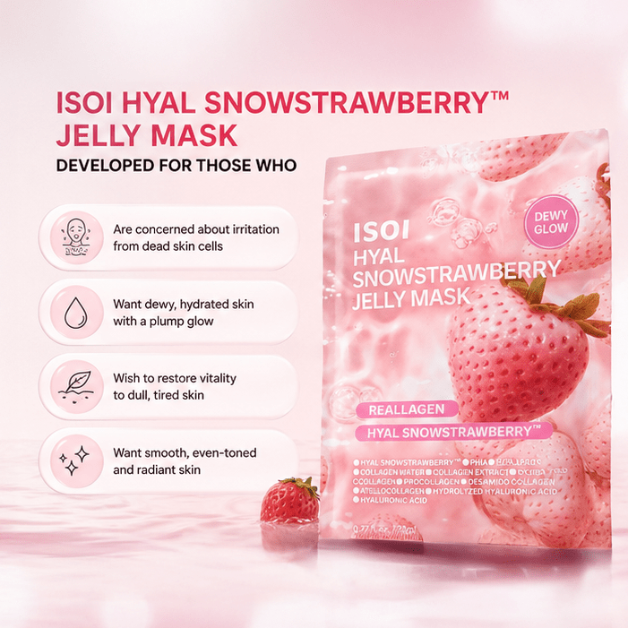 ISOI Hyal Snow Strawberry Jelly Mask