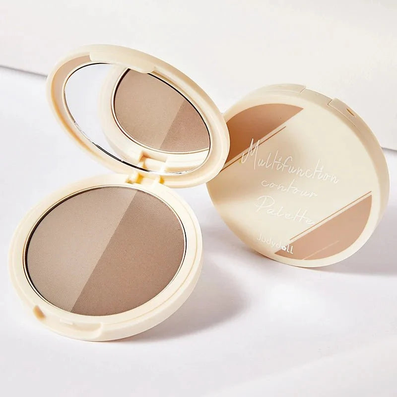 Judydoll 2 Color Contouring Powder for Facial Sculpting #01 Beige