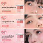 Judydoll 2 in 1 Blush Highlight Palette (3 Shades)