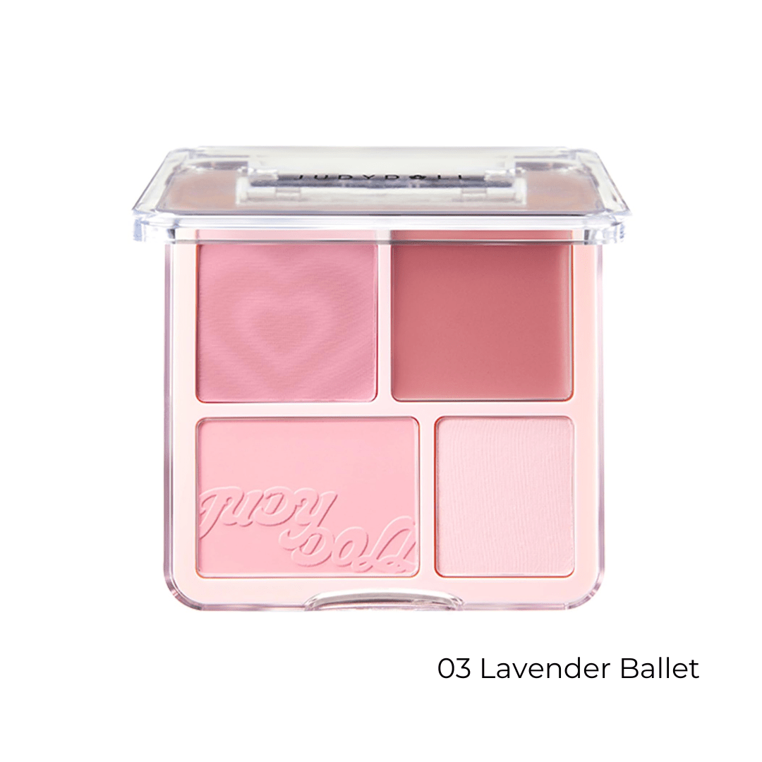 Judydoll 2 in 1 Blush Highlight Palette (3 Shades)