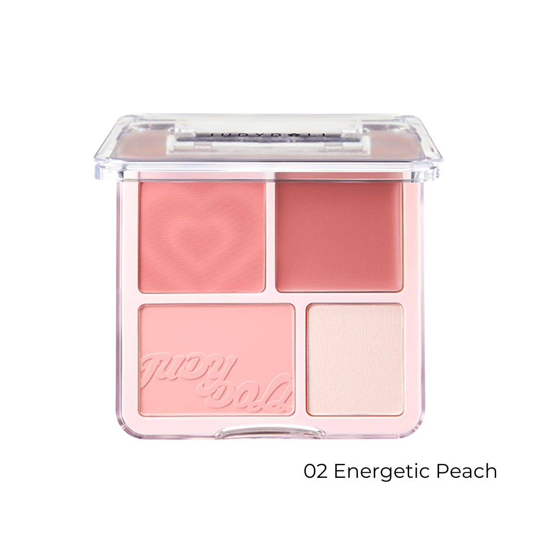Judydoll 2 in 1 Blush Highlight Palette (3 Shades)