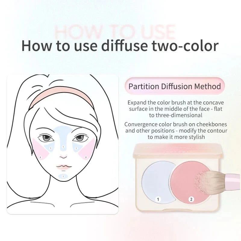 Judydoll Dual Color Combination Blush D11