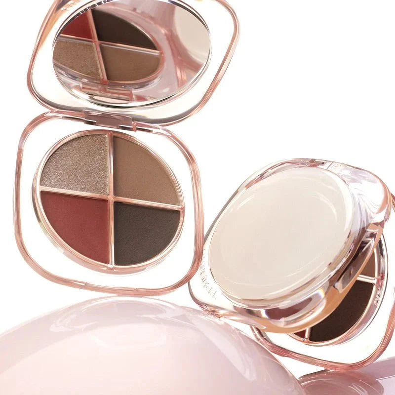 Judydoll Glazed Beauty 4 Shades Eyeshadow Palette (3 Colors)