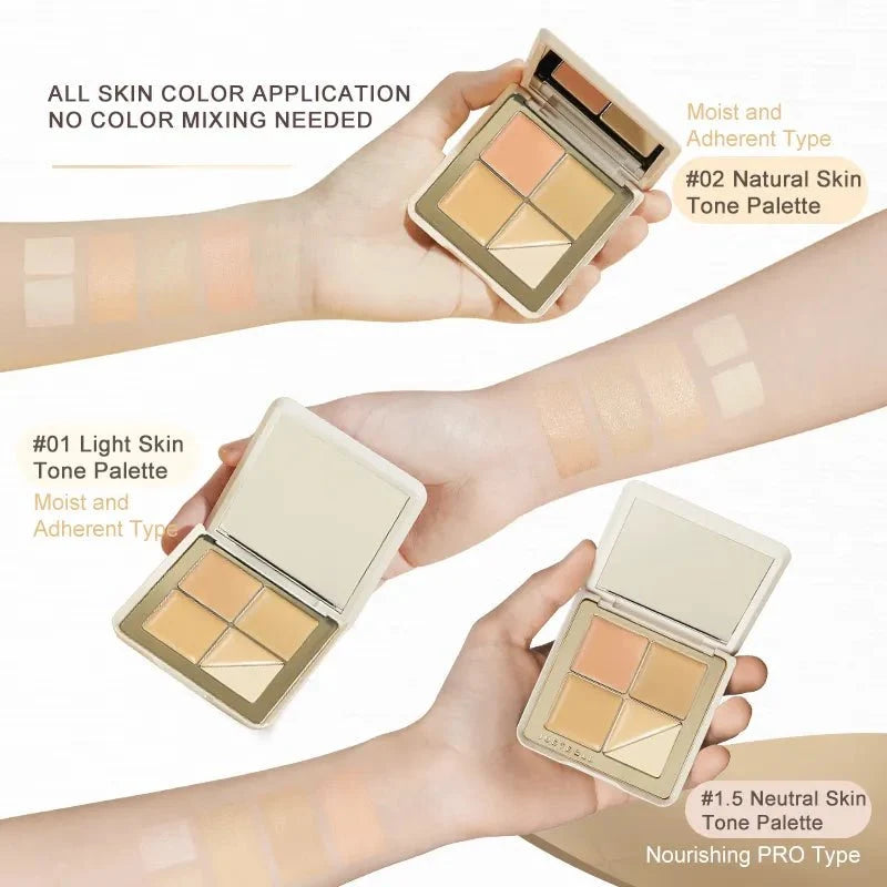 Judydoll Traceless Cloud Touch Concealer Palette (3 Shades)
