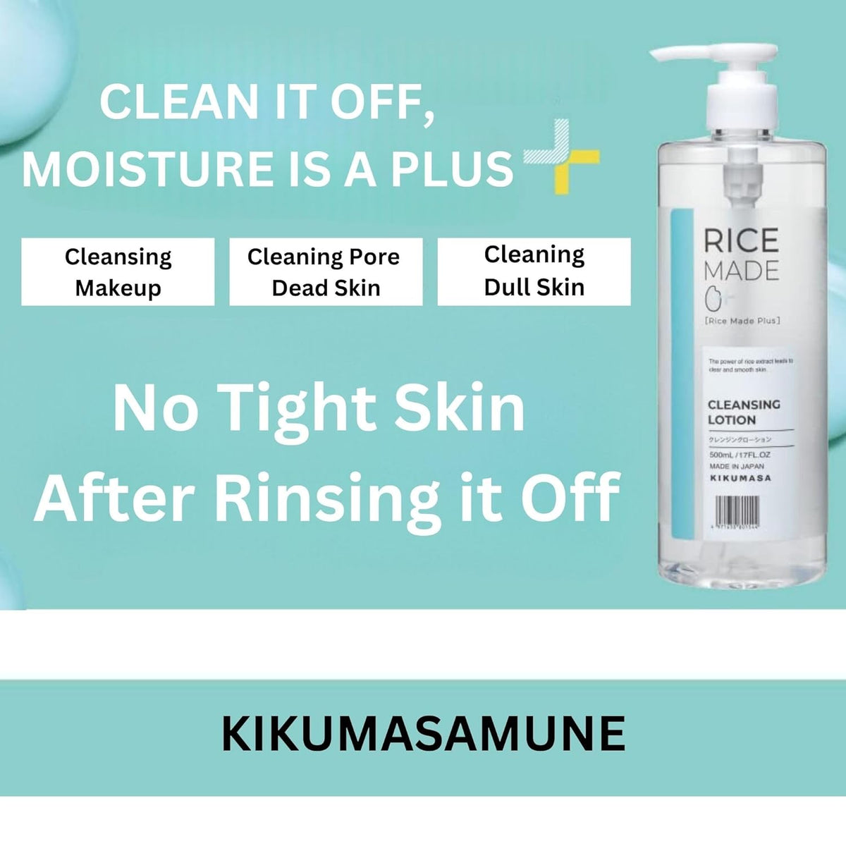 Kikumasamune Rice Made Cleansing Lotion 500ml