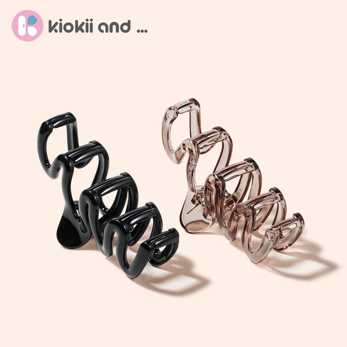 Arch14 Wavy Curve Claw Clip 1pc