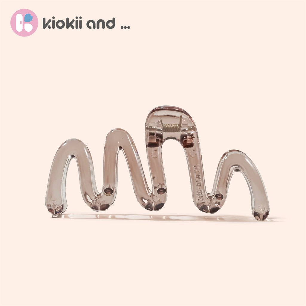 Arch14 Wavy Curve Claw Clip 1pc