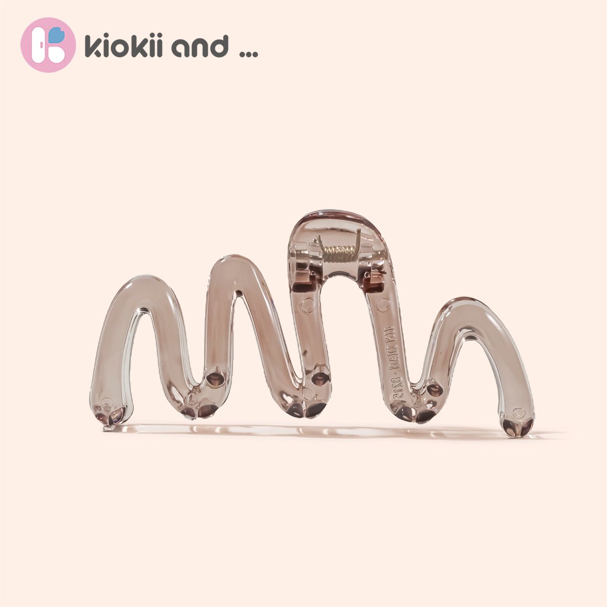 Arch14 Wavy Curve Claw Clip 1pc