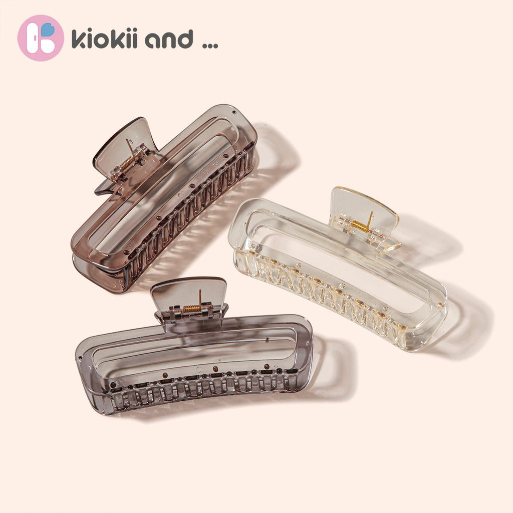 Arch14 Smoky Transparent Claw Clip 1pc
