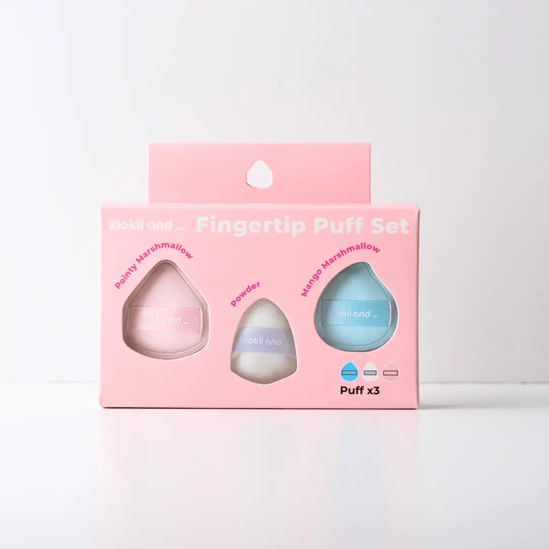 Kiokii Fingertip Puff Set (set of 3)