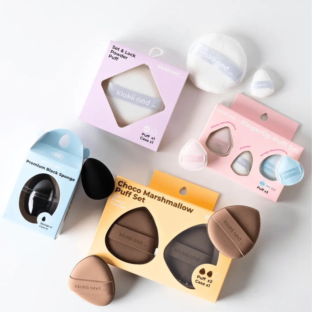 Kiokii Fingertip Puff Set (set of 3)