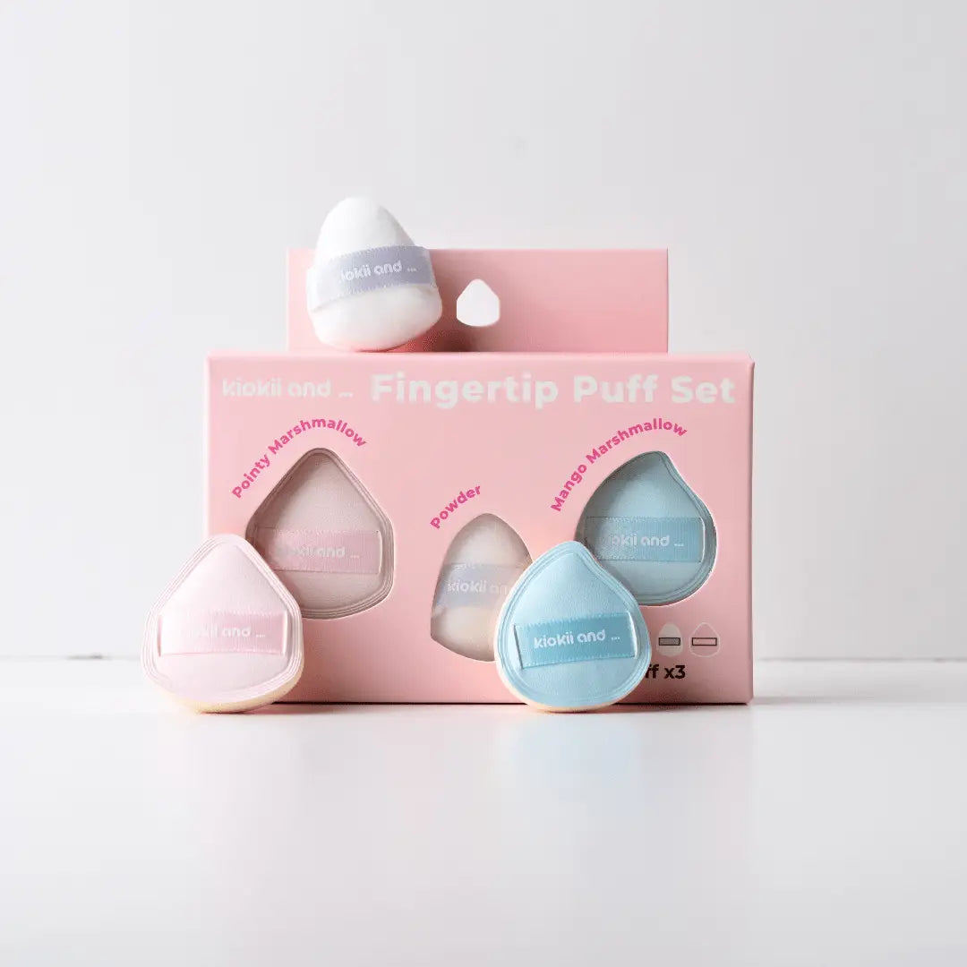 Kiokii Fingertip Puff Set (set of 3)