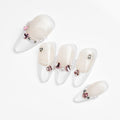 Kiokii Handmade Press-On Nails-Elegant Glitter Nails