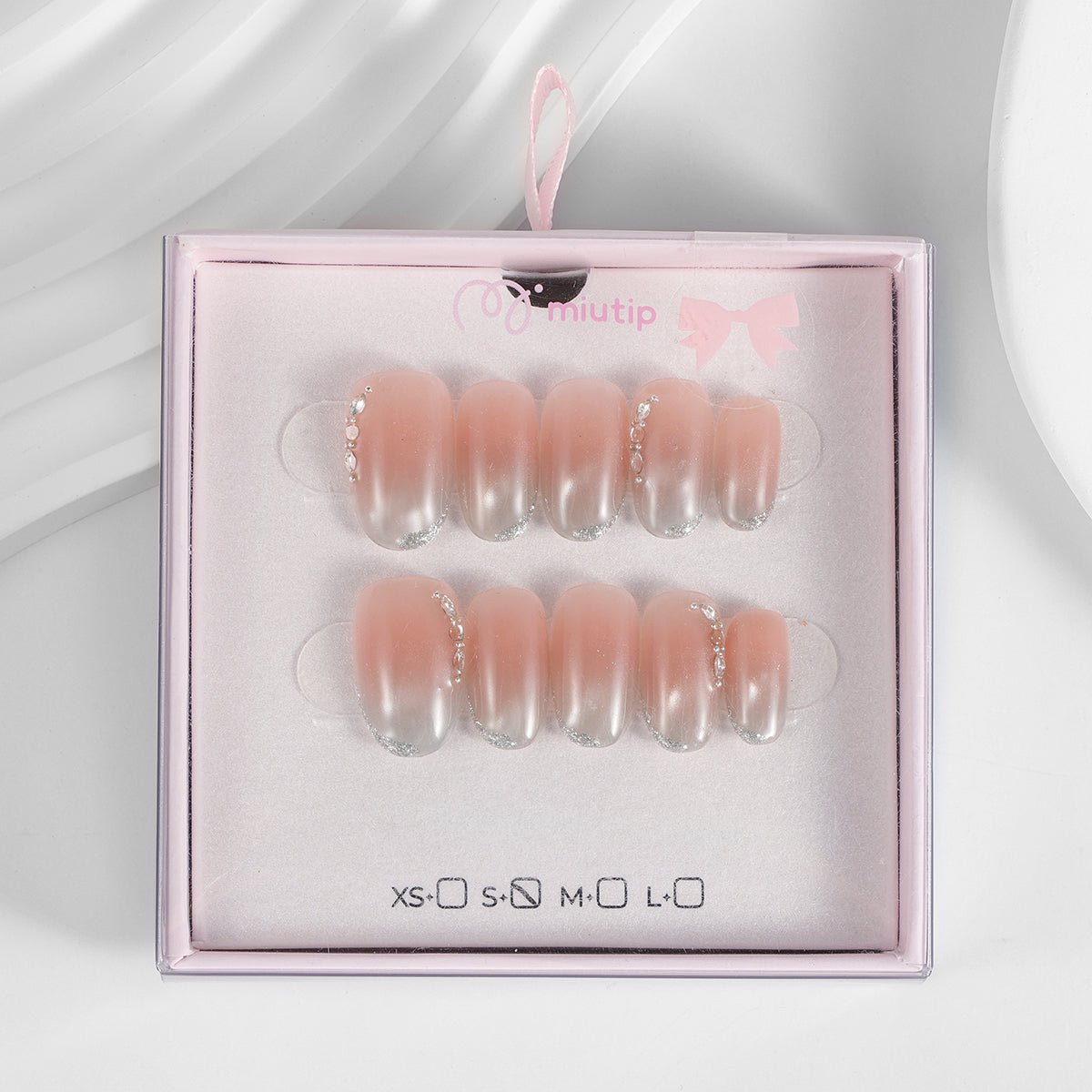 Kiokii Handmade Press-On Nails-Gentle Shiny