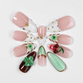 Kiokii Handmade Press-On Nails-Glamorous Bloom