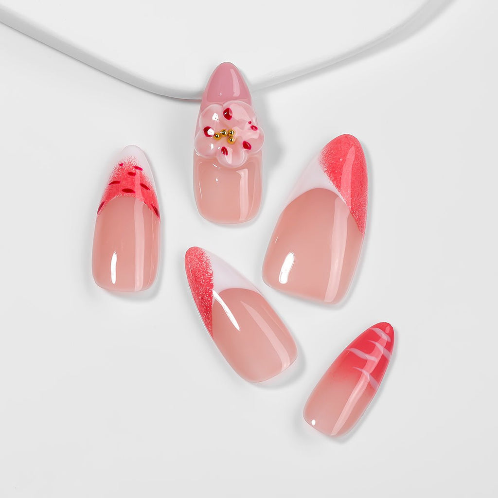 Kiokii Handmade Press-On Nails-Glamorous Nails Harmony