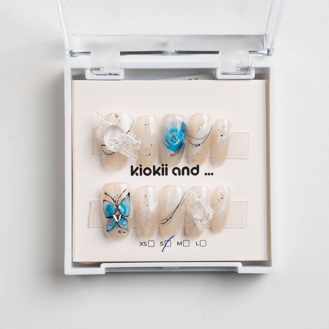 Kiokii Handmade Press-On Nails  - Moonlight