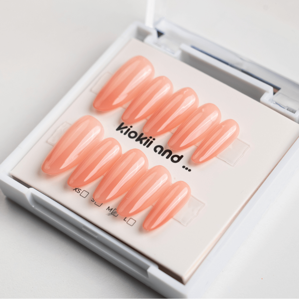 Kiokii Handmade Press-On Nails  - Nude Bloom