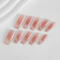 Kiokii Handmade Press-On Nails-Nude Color Stardust