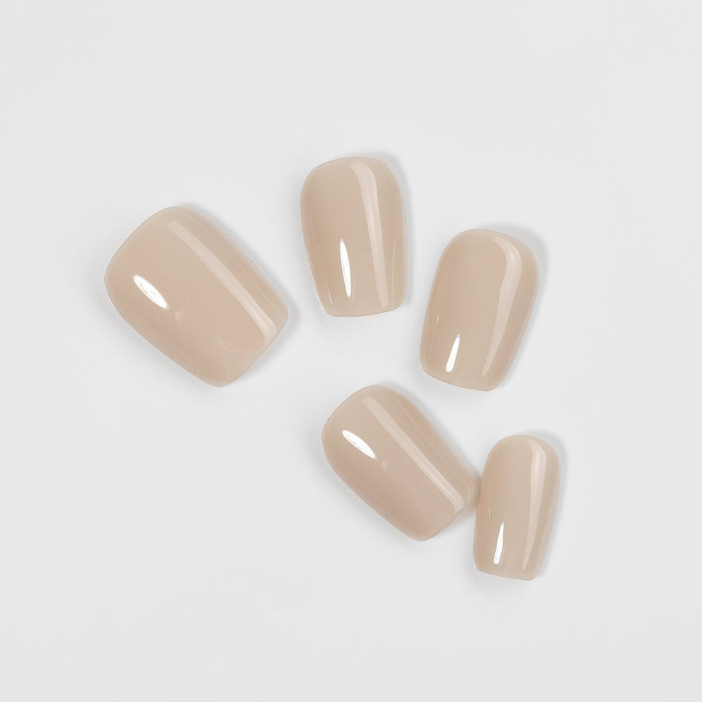 Kiokii Handmade Press-On Nails-NudeElegance Wearable