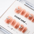Kiokii Handmade Press-On Nails  - Petal Whisper