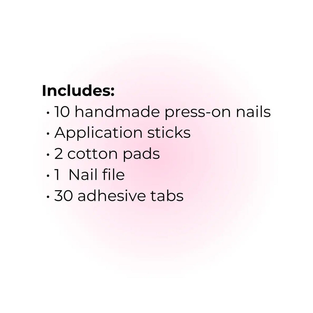 Kiokii Handmade Press-On Nails  - Rose Dusk