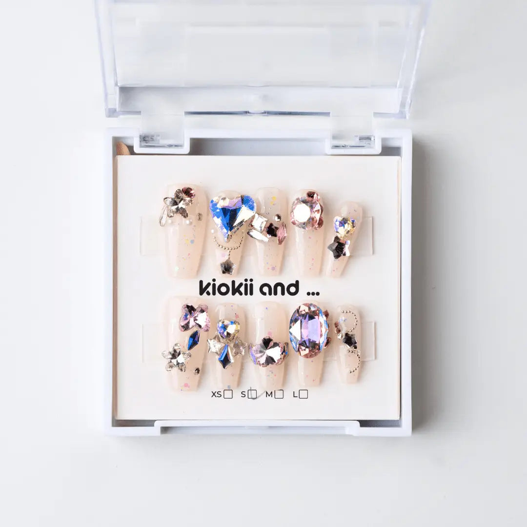 Kiokii Handmade Press-On Nails  - Starlight Symphony