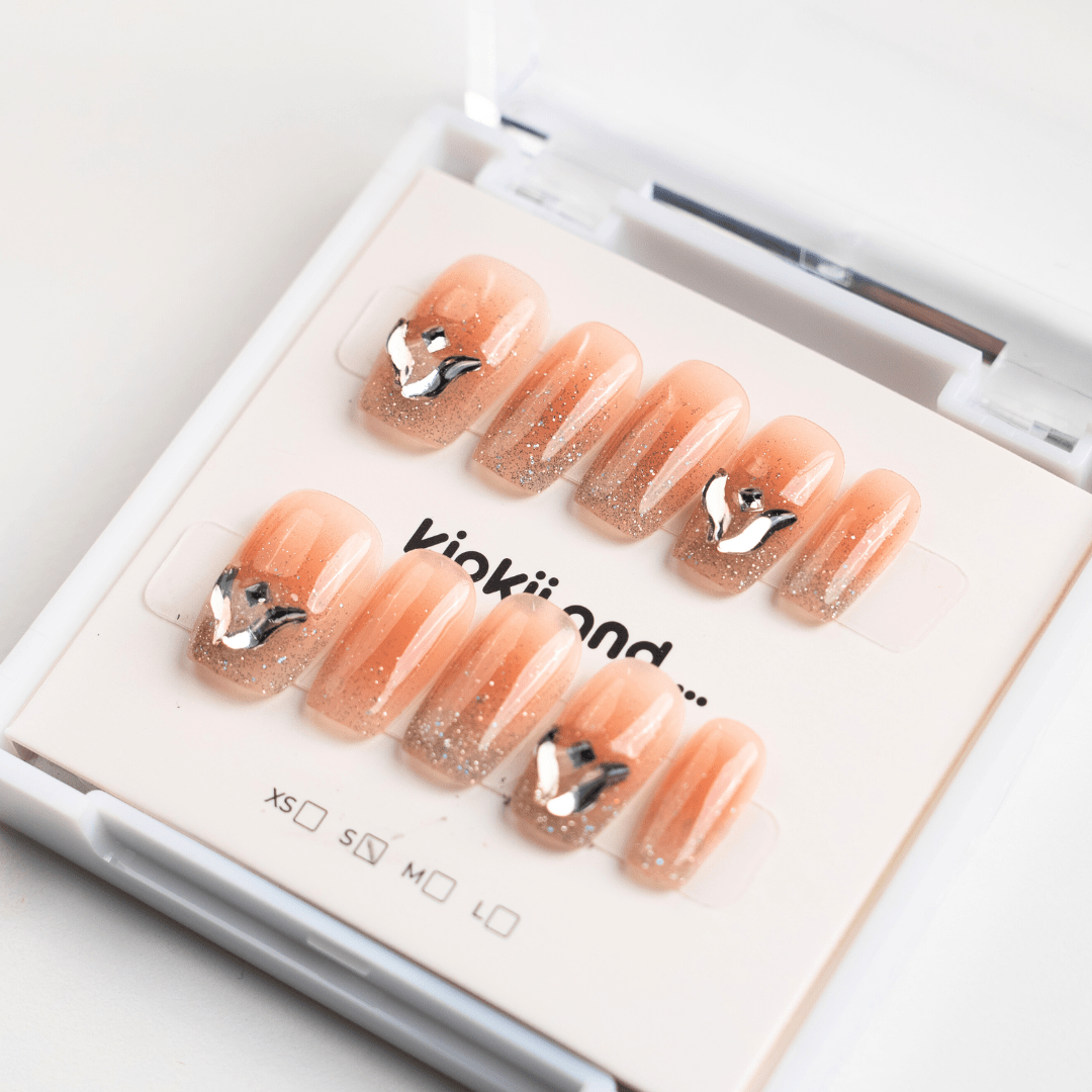 Kiokii Handmade Press-On Nails  - Wings