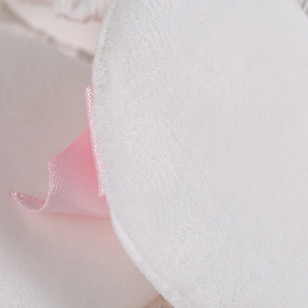 Kiokii Pink Satin Bow Powder Puffs  2pcs