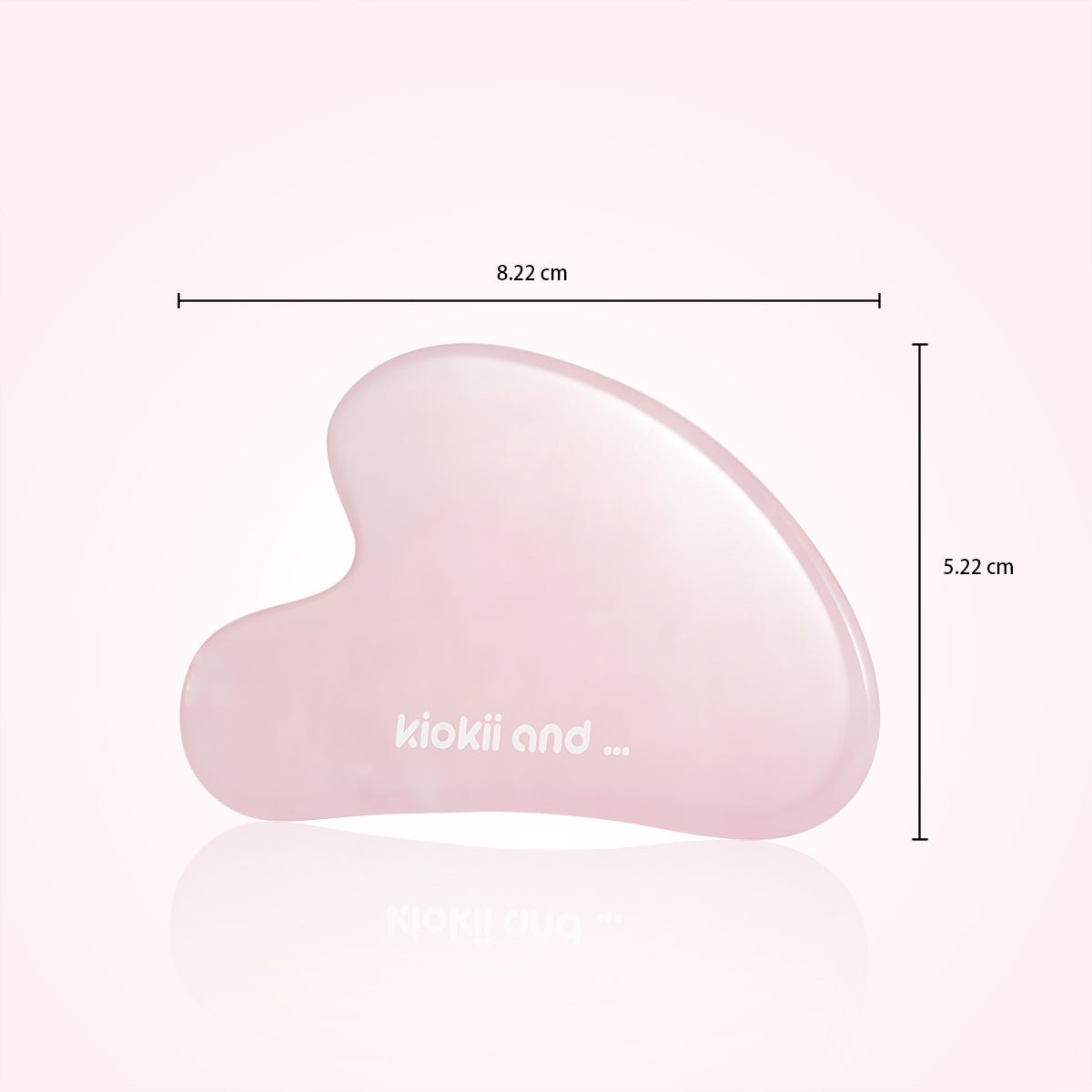 Kiokii Rose Quartz Gua Sha Stone