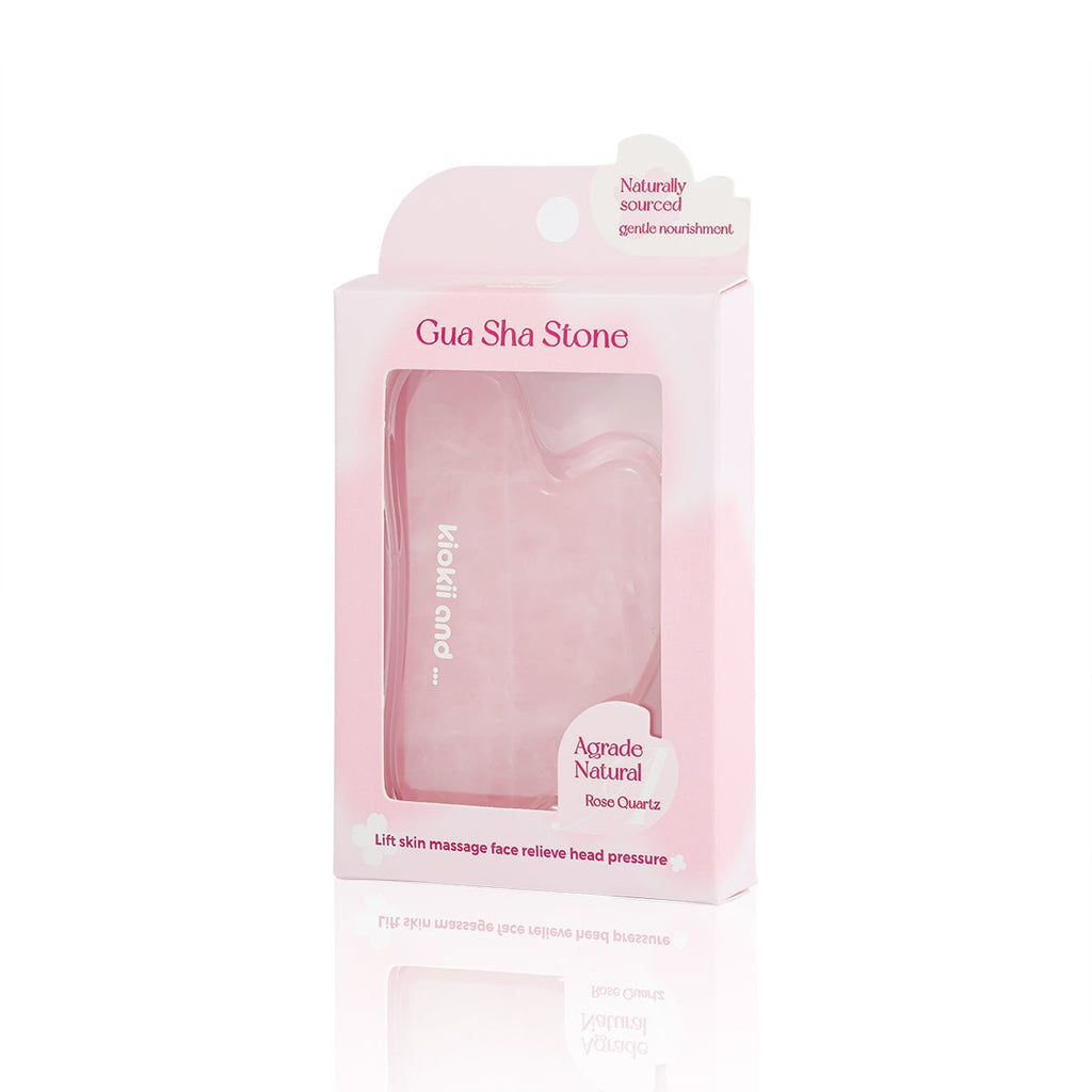 Kiokii Rose Quartz Gua Sha Stone