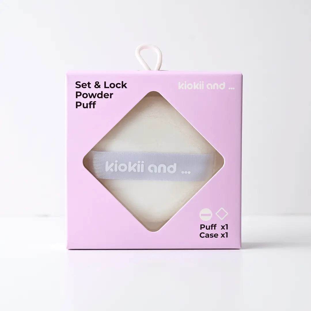 Kiokii Set & Lock Powder Puff 1pcs