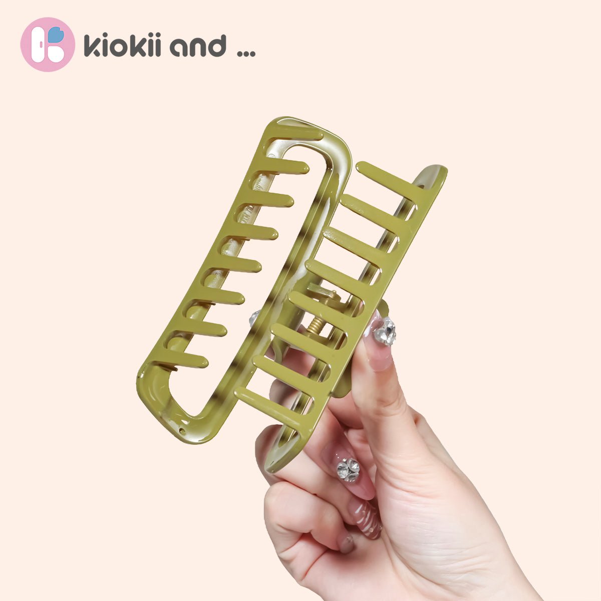 Arch14 Minimal Rectangle Claw Clip 1pc