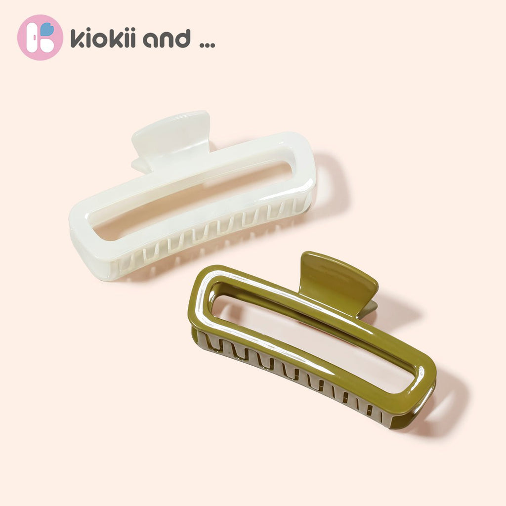Arch14 Minimal Rectangle Claw Clip 1pc